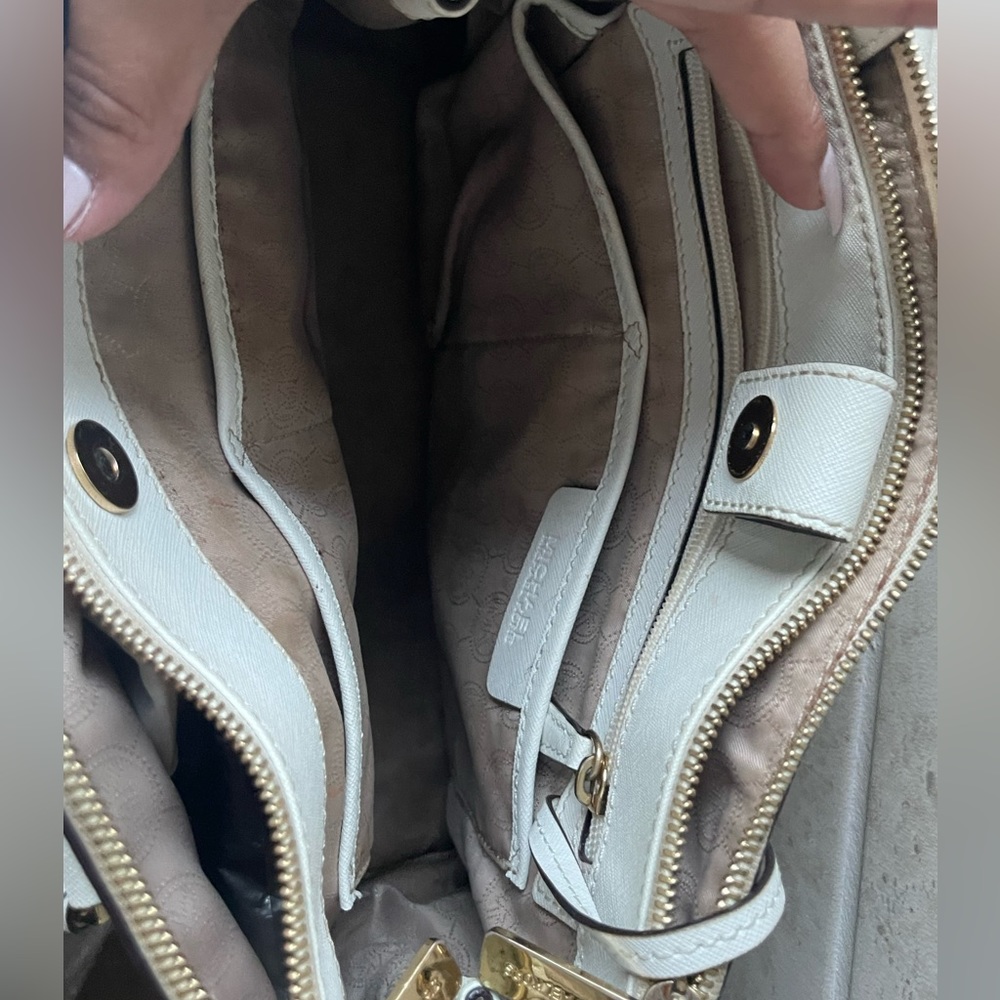 Micheal Kors Double Zip Tote Jet Set Travel Bag Medium - Picture 7 of 16